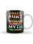 Crazy Aunt The Woman Myth Legend Funny Auntie Kupa Bardak Porselen 1