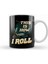 Cute & Funny This Is How I Roll Rolling Pin Baker Pun Kupa Bardak Porselen 1