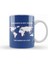 The Earth Is Not Round The Earth Is A Cat Flat Earth Kupa Bardak Porselen 1