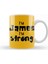 James Name Custom Design Gift Baby Gift For Him Kupa Bardak Porselen 1