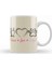 Fashion Peace Love Dogs Funny Summer Female Kupa Bardak Porselen 1