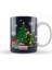 Croc Around The Christmas Tree Kupa Bardak Porselen 1