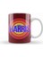 Democrat Kamala Harris 2024 Vintage Retro Rainbow Style Kupa Bardak Porselen 1