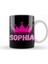 Sophia Name Personalized Custom Vintage Retro Rainbow Style Design Gift Baby Gift For Her Kupa Bardak Porselen 1
