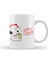 Yılbaşı Yeni Yıl Konseptli Snoopy Merry Christmas Kupa Bardak Porselen 1