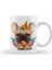 Fawn French Bulldog Ice Cream Unicorn 01 Kupa Bardak Porselen 1