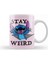 Stitch Stay Weird Kupa Bardak Porselen 1