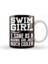 Swim Girl Definition Swimmer Water Sport Swimming Instructor Kupa Bardak Porselen 1