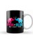 Adorable Pink Or Blue We Love You Baby Elephants Kupa Bardak Porselen 1