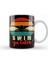 Retro Swim Ya Later Swimmer Water Sports Swimming Pool Coach Kupa Bardak Porselen 1