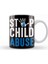 Blue Ribbon Stop Child Abuse Prevention Month Awareness Kupa Bardak Porselen 1