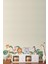 Yavru Hayvanlar Pastel Renkler Bebek Odası Duvar Sticker Seti 1
