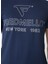 Bisiklet Yaka Mavi Erkek T-Shirt FM23S01TGBLUE 4