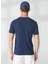 Bisiklet Yaka Mavi Erkek T-Shirt FM23S15TGBLUE 5