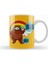Sarcasm Funny Vintage Bear Saying Hi Omicron 2022 Kupa Bardak Porselen 1