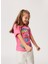 Baskılı Koyu Pembe Kız Çocuk T-Shirt 232 Lcg 242003 Raınbow K.pembe 3