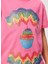 Baskılı Koyu Pembe Kız Çocuk T-Shirt 232 Lcg 242003 Raınbow K.pembe 5