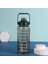 Yaz 2000ML Büyük Kapasiteli Taşınabilir Açık Spor Fitness Pipet Plastik Su Isıtıcısı, Öğrenci Su Bardağı (Yurt Dışından) 1