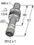 4602160 BI2-EG08-AN6X-H1341 Endüktif Sensör Artırılmış Anahtarlama Mesafesi Ile 1