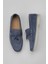 Bueno Shoes Mavi Süet Kadın Loafer 05WS101 1