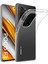 Caseworld Xiaomi Poco F3 ile Uyumlu Kapak 1mm Süper Silikon Şeffaf Kılıf 1