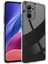 Caseworld Xiaomi Redmi K40 ile Uyumlu Kapak 1mm Süper Silikon Şeffaf Kılıf 1