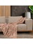 Softmicro Gökkuşağı Desenli Boho 180 x 300 cm Koltuk, Kanepe Örtüsü Şalı Kiremit Rengi 2