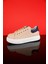 31 - 35 Numara Kız Çocuk Bej-Mavi Sneaker Ayakkabı 3