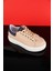 31 - 35 Numara Kız Çocuk Bej-Mavi Sneaker Ayakkabı 4