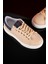 31 - 35 Numara Kız Çocuk Bej-Mavi Sneaker Ayakkabı 5