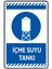 Içme Suyu Tankı/25x35cm/Etiket 1