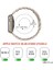 Apple Watch Seri 7/8/9 41MM Uyumlu Kordon Starlight Yıldız Işığı Klasik Metal Çelik Kordon 2