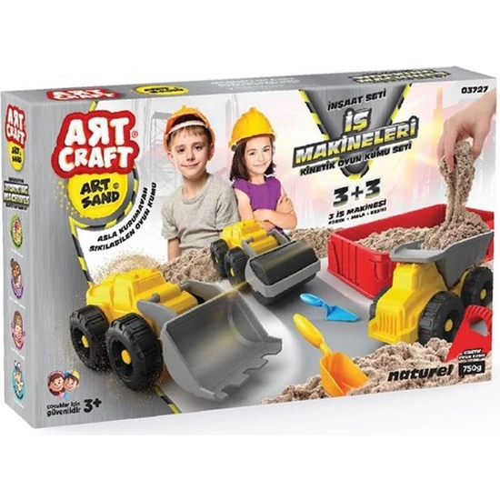 Art Craft Iş Makineleri Kum Seti 750 gr