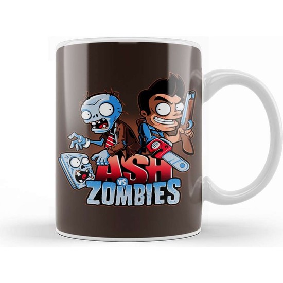 Plants Vs Zombies Ash Vs Zombies Kupa Bardak Porselen Fiyatı