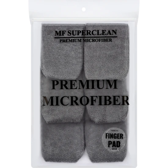 MF SuperClean Superclean Mikrofiber  Parmak  Ped  -Cila  ve  Seramik  Uygulama  Pedi-  6  Adet