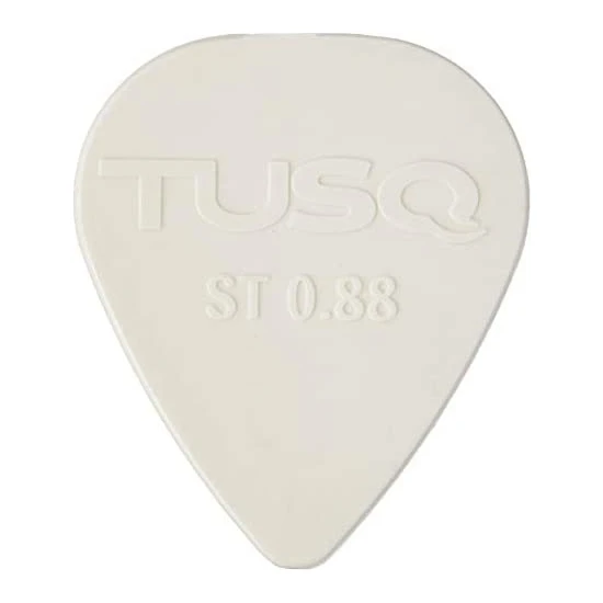 Tusq Pick 0.88MM White 6 Pack Bright Tone (Pena)