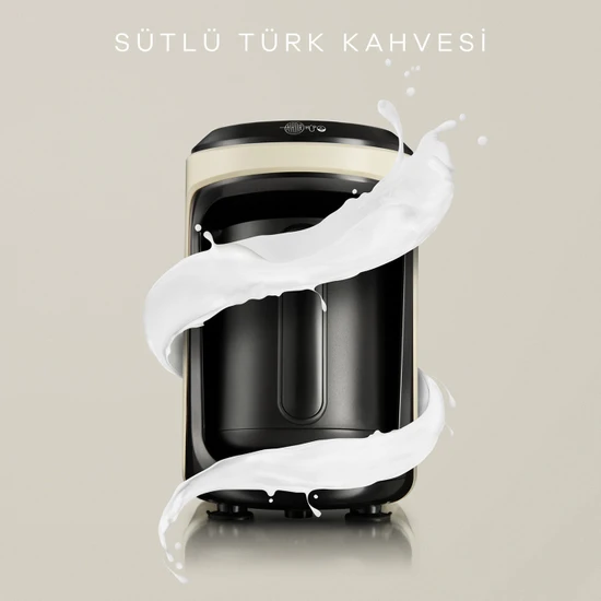 Karaca Hatır Hüps Sütlü Türk Kahve Makinesi Krem