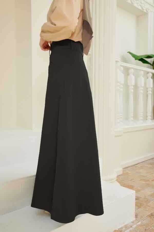 Neways 2195-MEVLANA Denim Etek Siyah görsel 4