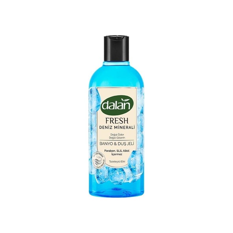 Dalan Fresh Deniz Minerali Duş Jeli 500 ml Paraben ve SLS İçermeyen Tazelik Sağlar