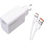 Sprange PTX33 33W Qualcomm Quick Charge 4.0 Şarj Başlık USB -Type-C Data & Şarj Kablosu