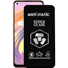 Caseart Realme X7 Tam Kaplayan Anti Statik Dayanıklı Süper Cam Ekran Koruyucu