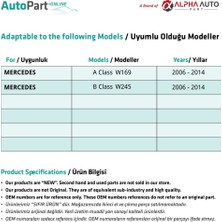 Alpha Auto Part Mercedes A Class W169 Için Dış Kapı Kol Zamağı - Sol