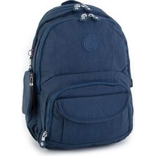 Nas Bag Kadın Sırt Çantası Zararlı Kimyasal İçermez Waterproof Lacivert