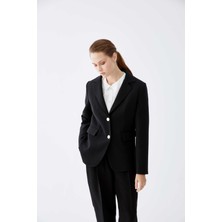 ROMAN Cepli Erkek Yaka  Kadın Ceket Siyah K2216016_001