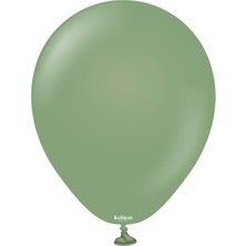 Kidspartim Retro Okaliptus Pastel Balon 100 Lü 5 Inç