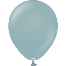 Kidspartim Retro Fırtına Mavisi Pastel Balon 100 Lü 5 Inç