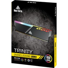 Neoforza Trınty 64GB Ddr5 Rgb Kıts (2*32GB) 6000MHZ CL40 1,3V Gamıng Pc Ram NMGD532F82-6000LI20