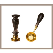 Profisher Davetiye Mum Mühürü Uygulama Seti El Yapımı Akrilik Füme Renk