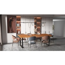 Deryawood Masif Ahşap Ribes Yemek Masası  85*100*76CM