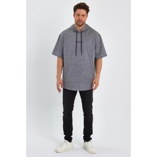 Alexander Gardi Kapüşonlu Oversize T-Shirt (UN-0098)